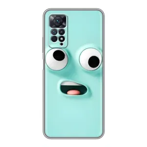 Чохли (ТПУ) (смішні стікери) для Xiaomi Redmi Note 11 Pro (Кумедне м'ятне обличчя)