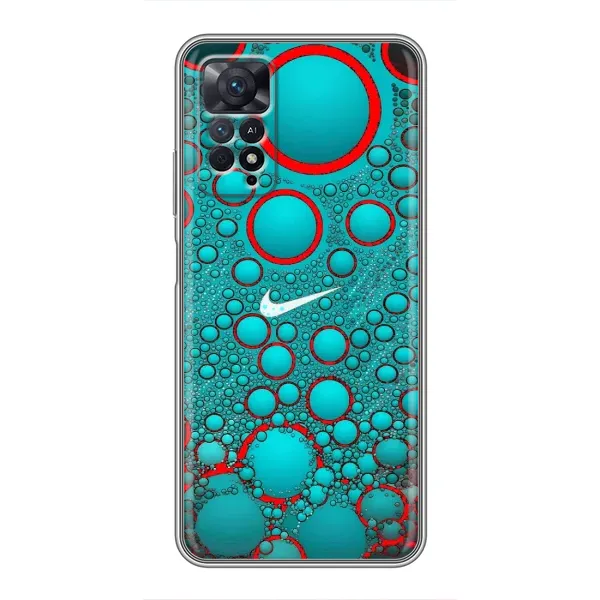 Чехол с рисунком «Найк зеленый» для Xiaomi Redmi Note 11 Pro Чехол с рисунком «Найк зеленый» для Xiaomi Redmi Note 11 Pro