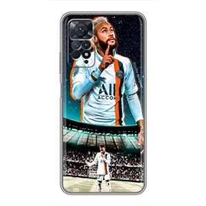 Силіконовий Чохол для Xiaomi Redmi Note 11 Pro (Неймар ПСЖ)