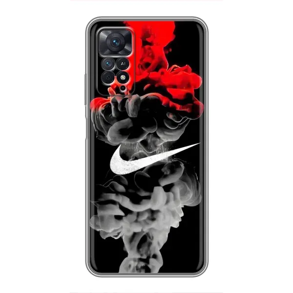 Чехол с рисунком «Nike дым» для Xiaomi Redmi Note 11 Pro Чехол с рисунком «Nike дым» для Xiaomi Redmi Note 11 Pro