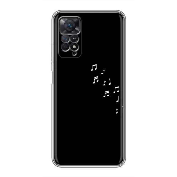 Чехол с рисунком «Ноты» для Xiaomi Redmi Note 11 Pro Чехол с рисунком «Ноты» для Xiaomi Redmi Note 11 Pro