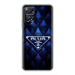 Чохол (Dior, Prada, YSL, Chanel) для Xiaomi Redmi Note 11 Pro (Прада)