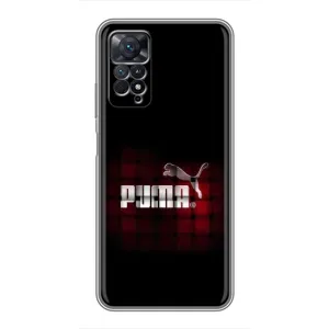 Чехол с Брендами одежды на Редми Нот 11 Про (PUMA стиль)