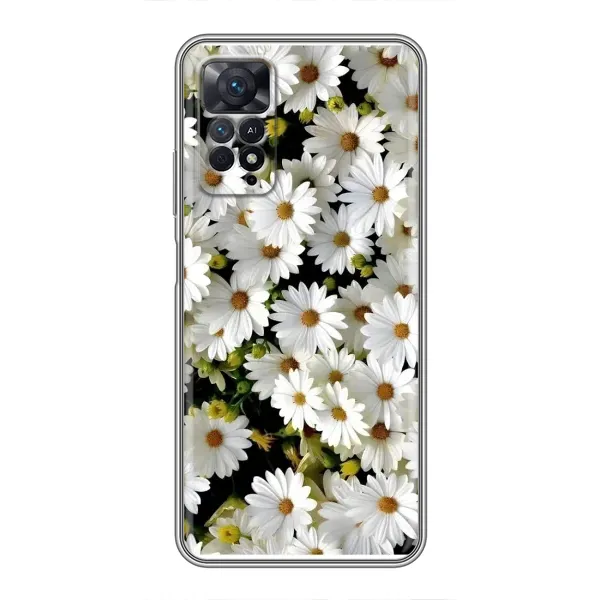 Чехол с рисунком «Рамка в ромашках» для Xiaomi Redmi Note 11 Pro Чехол с рисунком «Рамка в ромашках» для Xiaomi Redmi Note 11 Pro