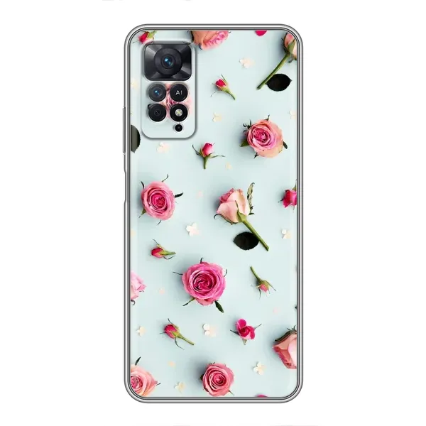 Чехол с рисунком «Разные цветы» для Xiaomi Redmi Note 11 Pro Чехол с рисунком «Разные цветы» для Xiaomi Redmi Note 11 Pro