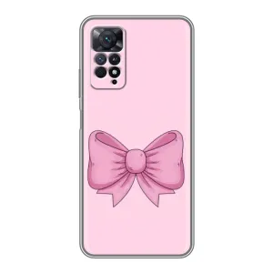 Чохол банти для Xiaomi Redmi Note 11 Pro (Рожевий бантик)
