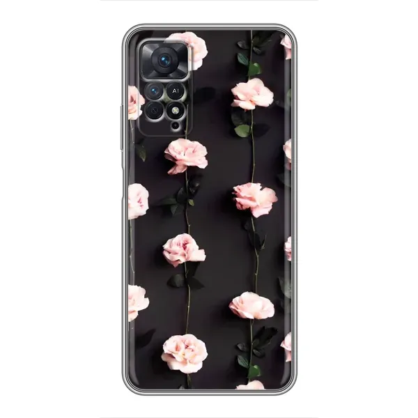 Чехол с рисунком «Розы» для Xiaomi Redmi Note 11 Pro Чехол с рисунком «Розы» для Xiaomi Redmi Note 11 Pro