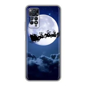 Чохол Санта Клаус для Xiaomi Redmi Note 11 Pro (Санта - місяць)