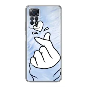 Чехлы (Знак сердечка) на Xiaomi Redmi Note 11 Pro (Сердечка знак)