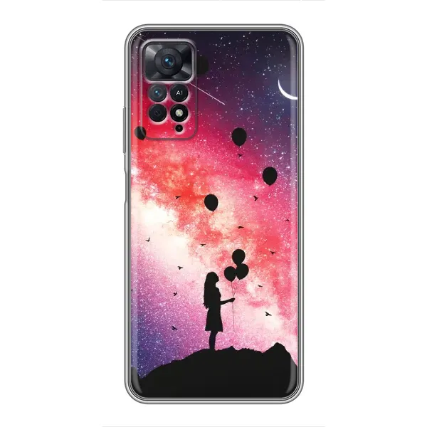 Чехол с рисунком «Шарики в небе» для Xiaomi Redmi Note 11 Pro Чехол с рисунком «Шарики в небе» для Xiaomi Redmi Note 11 Pro