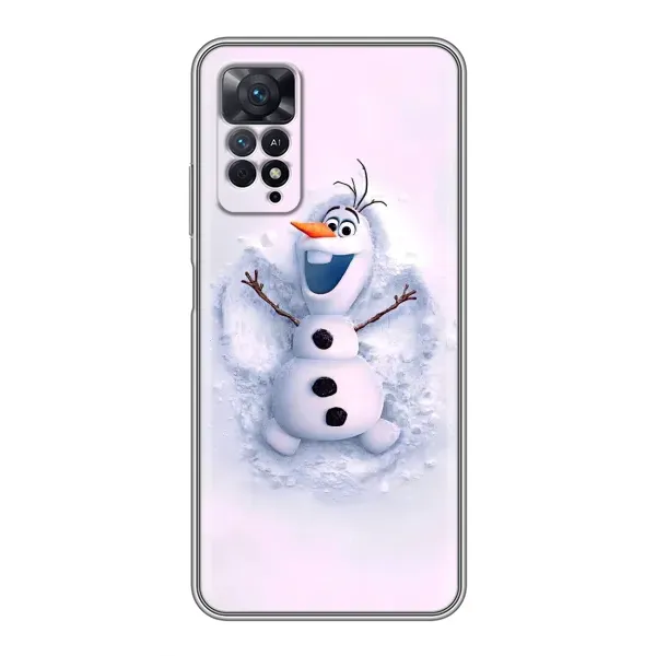 Чехол с рисунком «Снеговик Олов» для Xiaomi Redmi Note 11 Pro Чехол с рисунком «Снеговик Олов» для Xiaomi Redmi Note 11 Pro