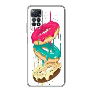 Чохол з зображенням смачної їжі для Xiaomi Redmi Note 11 Pro (Соковиті пончики)