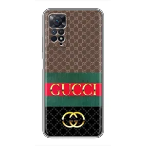 Чехлы Бренд GUCCI для Xiaomi Redmi Note 11 Pro (Стиль GUCCI)