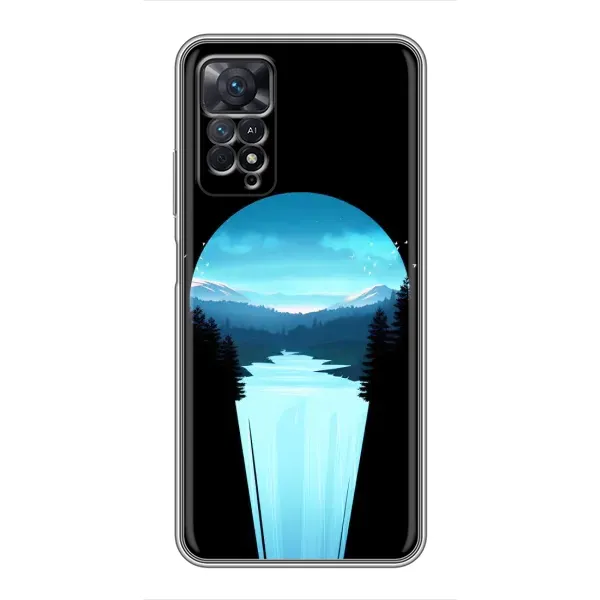 Чехол с рисунком «Синий Водопад» для Xiaomi Redmi Note 11 Pro Чехол с рисунком «Синий Водопад» для Xiaomi Redmi Note 11 Pro