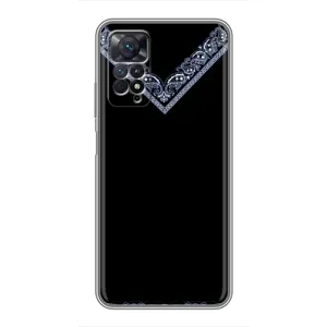 Силиконовый Чехол на Xiaomi Redmi Note 11 Pro (Воротник вышиванки)