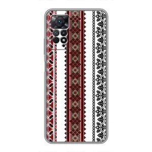 Силиконовый Чехол на Xiaomi Redmi Note 11 Pro с картинкой Вышиванки (Вышиваночки)