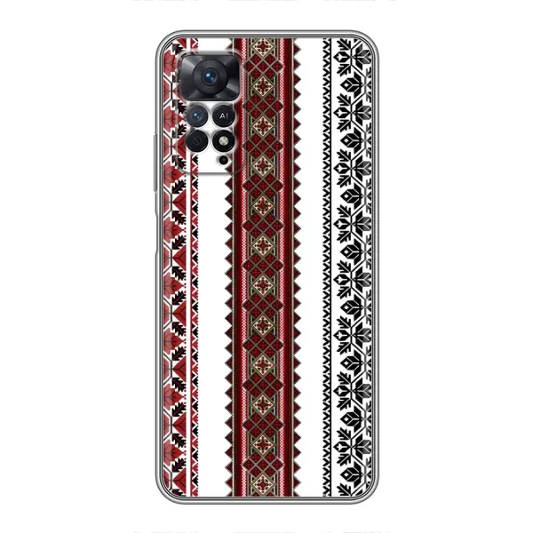 Чехол с рисунком «Вышиваночки» для Xiaomi Redmi Note 11 Pro Чехол с рисунком «Вышиваночки» для Xiaomi Redmi Note 11 Pro