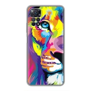 Чехол с картинкой на Xiaomi Redmi Note 11 Pro (Яркий Лев)