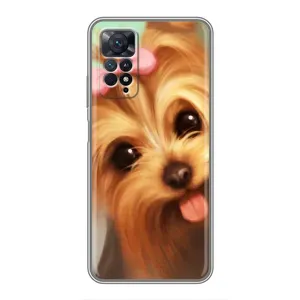 Чехол (ТПУ) Милые собачки для Xiaomi Redmi Note 11 Pro (Йоршенский терьер)