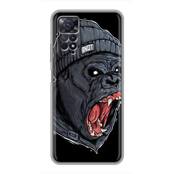 Чехол с рисунком «Злая Обезьяна» для Xiaomi Redmi Note 11 Pro Чехол с рисунком «Злая Обезьяна» для Xiaomi Redmi Note 11 Pro