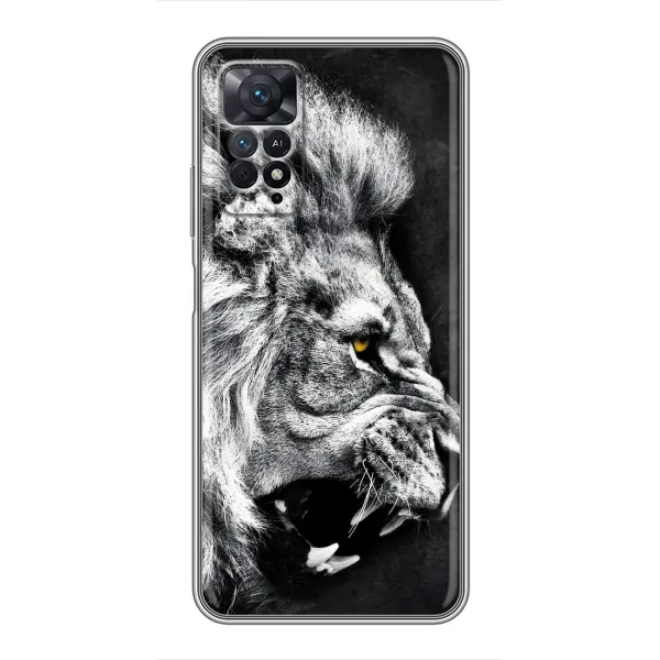Чехол с рисунком «Злой ЛЕВ» для Xiaomi Redmi Note 11 Pro