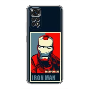 Чехол Супергерой Железный человек на Xiaomi Redmi Note 11 / 11s (Art Iron man)