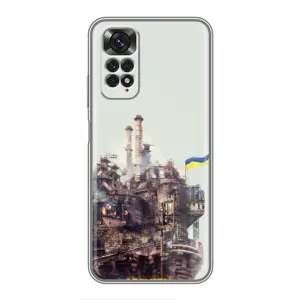Чехлы на военную тематику для Xiaomi Redmi Note 11 / 11s (Азовсталь)