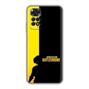 Чехол (TPU) с картинкой "Лого Пабг" на Редми Нот 11 (Battlegrounds)