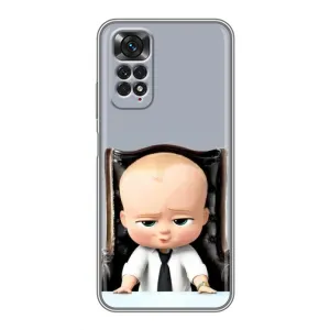 Мультяшный принт на Чехол для Редми Нот 11 (BOSS)