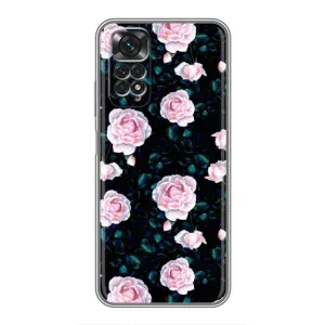 Чохли з принтом Троянд для Xiaomi Redmi Note 11 / 11s (Чайні троянди)