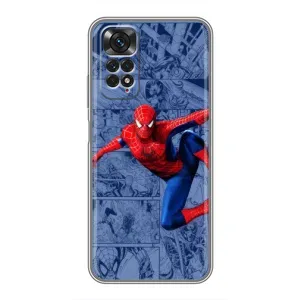 Силиконовый Чехол для Xiaomi Redmi Note 11 / 11s (Человек Паук)