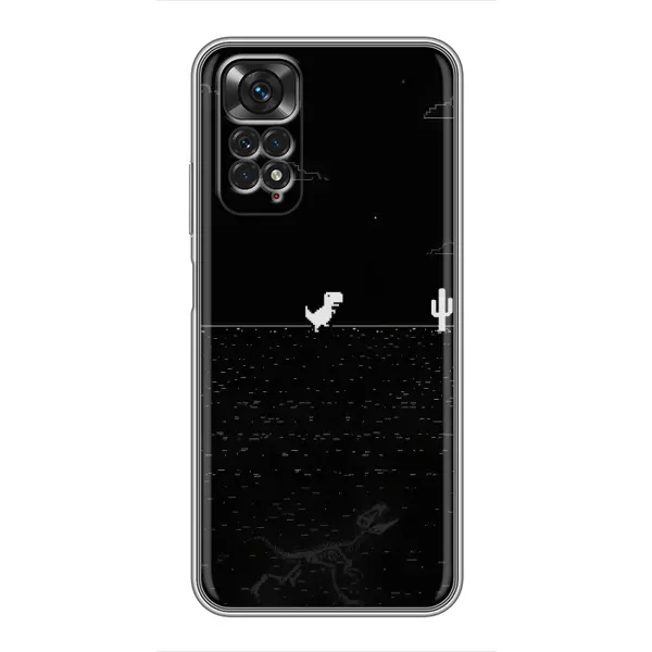 Чехол с рисунком «Динозаврик» для Xiaomi Redmi Note 11 / 11s Чехол с рисунком «Динозаврик» для Xiaomi Redmi Note 11 / 11s
