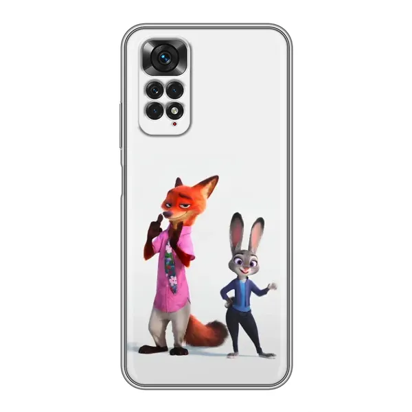 Чехол с рисунком «Джуди и Ник» для Xiaomi Redmi Note 11 / 11s Чехол с рисунком «Джуди и Ник» для Xiaomi Redmi Note 11 / 11s