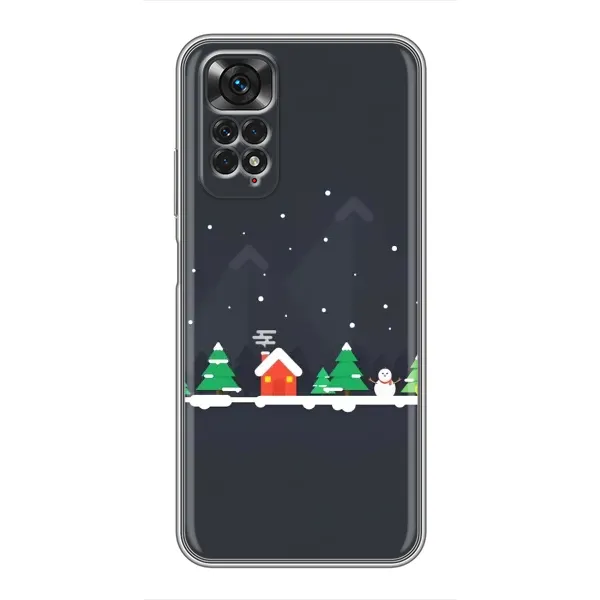 Чехол с рисунком «Город зимний» для Xiaomi Redmi Note 11 / 11s Чехол с рисунком «Город зимний» для Xiaomi Redmi Note 11 / 11s