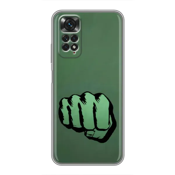 Чехол с рисунком «Халк» для Xiaomi Redmi Note 11 / 11s Чехол с рисунком «Халк» для Xiaomi Redmi Note 11 / 11s