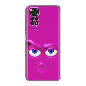 Силиконовые Чехлы (смешные стикеры) для Xiaomi Redmi Note 11 / 11s (Хитрая мордочка)