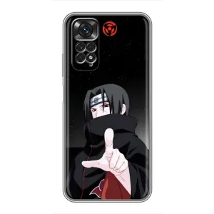 Чехлы с картинкой Итачи Учиха на Xiaomi Redmi Note 11 / 11s (Итачи Знак)