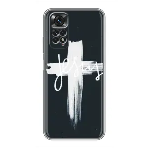 Чехлы для Редми Нот 11 (Крест Иисуса) (Jesus)