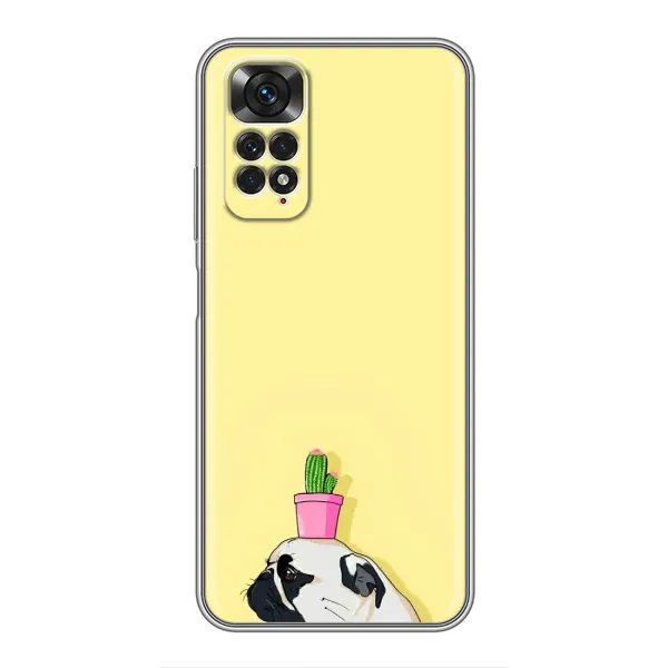Чехол с рисунком «Кактус на голове» для Xiaomi Redmi Note 11 / 11s Чехол с рисунком «Кактус на голове» для Xiaomi Redmi Note 11 / 11s