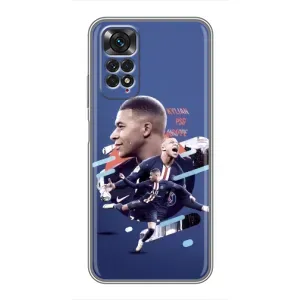 Чехол (TPU) с Футболистом на Xiaomi Redmi Note 11 / 11s (Килиан)