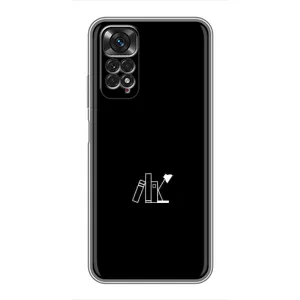 Чохол з картинками на чорному фоні для Xiaomi Redmi Note 11 / 11s (Книжки)