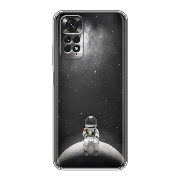 Чехол с рисунком «Космонавт романтик» для Xiaomi Redmi Note 11 / 11s Чехол с рисунком «Космонавт романтик» для Xiaomi Redmi Note 11 / 11s