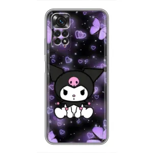 Чехол с персонажем Куроми на Xiaomi Redmi Note 11 / 11s (Куроми на черном)