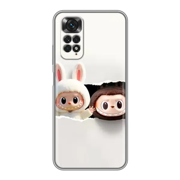Чехол с рисунком «Фигурки Labubu» для Xiaomi Redmi Note 11 / 11s Чехол с рисунком «Фигурки Labubu» для Xiaomi Redmi Note 11 / 11s