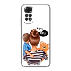 Чехлы для МАМЫ на Xiaomi Redmi Note 11 / 11s (Мама и сын)