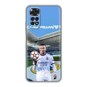 Чехол (TPU) с Футболистом на Xiaomi Redmi Note 11 / 11s (Mbappe Real)