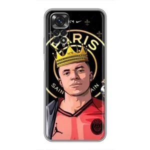 Чехол (TPU) с Футболистом на Xiaomi Redmi Note 11 / 11s (Mbappe King)