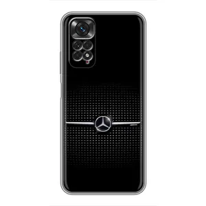 Силиконовый бампер с картинкой машины на Xiaomi Redmi Note 11 / 11s (Mercedes)