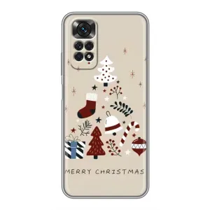 Чехол Санта Клаус для Xiaomi Redmi Note 11 / 11s (Merry Christmas)