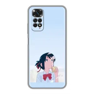 Чехол с персонажами АНИМЕ на Xiaomi Redmi Note 11 / 11s (Мицуха)
